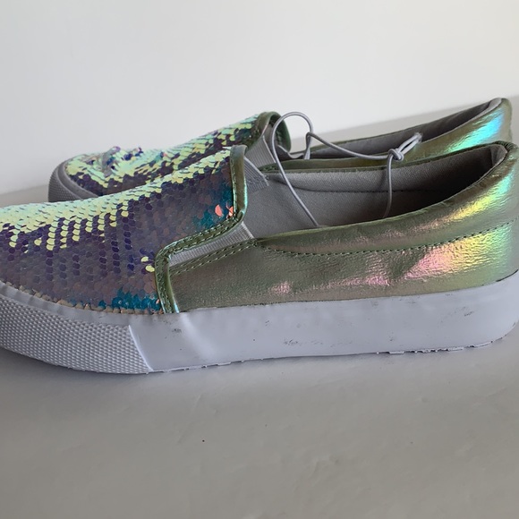 Cat & Jack Mermaid Slip On Shoes - Picture 12 of 13